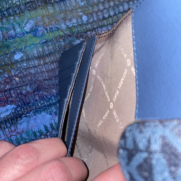 Michael Kors Dark Patterned Wallet - Picture 8 of 11